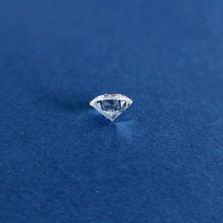 DEF Color VVS Purity Well Polished Round Brilliant Diamond Cut HPHT Lab Grown CVD Diamond